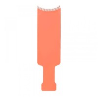 Лопатка-расческа планшет с зубцами для окрашивания, мелирования и балаяжа волос T&G, 33 см розовая