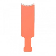 Лопатка-гребінець планшет із зубцями для фарбування, мелірування та балаяжу волосся T&G, 33 см рожева