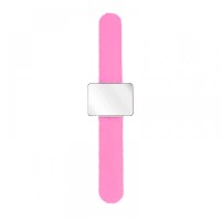 Перукарський магнітний браслет-тримач для заколок, невидимок квадрат рожевий