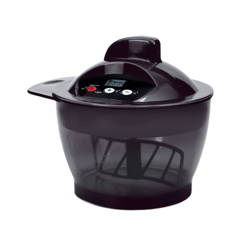 Перукарський електричний міксер із чашею для змішування барвників, засобів для колориста (350 мл)