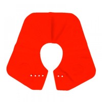 Комір-обтяжувач милькоуп перукарський силіконовий Happy Hair червоний