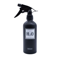Пульверизатор-распылитель для волос H2O парикмахерский пластиковый 500 мл черный