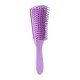 Гребінець з регулюванням щетини для кучерявого волосся Flexi Detangling Brush лиловий