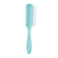 Массажная щетка Fashion Candy Comb для укладки волос плоская голубая