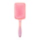 Масажна щітка Fashion Candy Massage Comb для укладання волосся прямокутна рожева