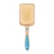 Массажная щетка Fashion Candy Massage Comb для укладки волос прямоугольная желтая