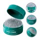 Компактний гребінець-масажер для волосся Pocket Hair Brush кишеньковий круглий білий