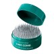 Компактний гребінець-масажер для волосся Pocket Hair Brush кишеньковий круглий зелений