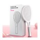 Продувная массажная щетка-браш Tennis Style Hair Brush для всех типов волос ультрамягкая белая