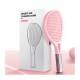 Продувная массажная щетка-браш Tennis Style Hair Brush для всех типов волос ультрамягкая розовая