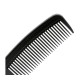 Перукарський гребінь Happy Hair Carbon Antistatic для укладання волосся з ручкою широкий чорний