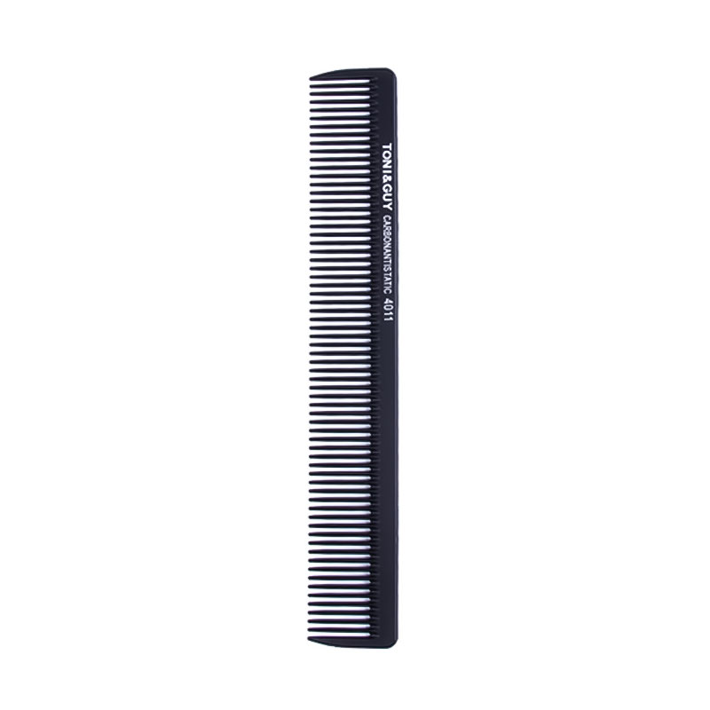 Гребінь для стрижки волосся Toni & Guy Carbon Antistatic Comb 4011 антистатичний карбоновий чорний