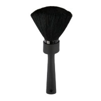 Щітка змітка волосся шиї після стрижки TONI&GUY для перукаря барбера довга чорна 20 см