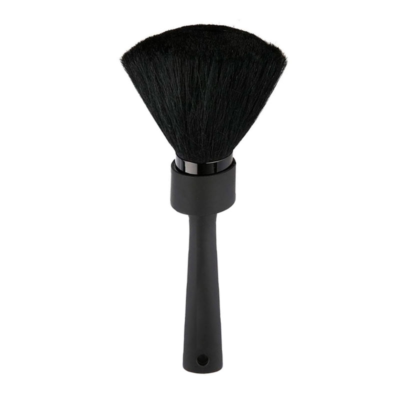 Щетка сметка волос шеи после стрижки TONI&GUY для парикмахера барбера длинная черная 20 см