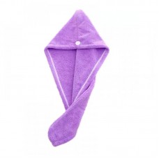 Рушник-тюрбан (чалма) для сушіння волосся Fast Dry Hair з мікрофібри бузковий