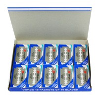 Змінні леза для безпечної бритви Dorco Platinum двосторонні упаковка 100 шт