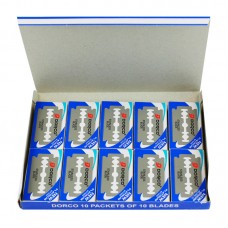 Змінні леза для безпечної бритви Dorco Platinum двосторонні упаковка 100 шт
