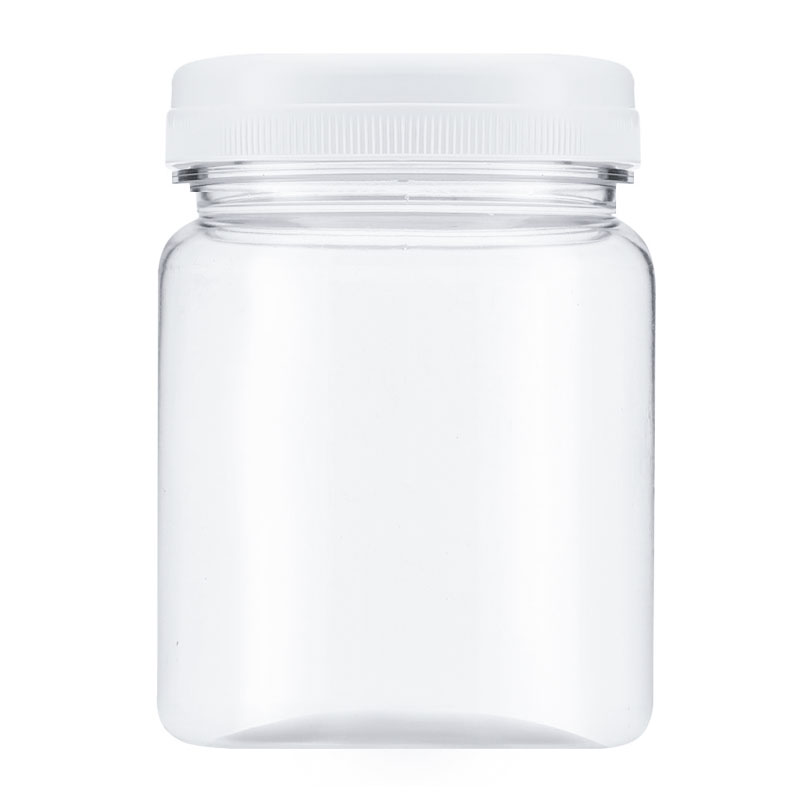 Флакон/баночка с крышечкой для разлива густых косметических средств пластиковый прозрачный №11, 250 мл 200 шт