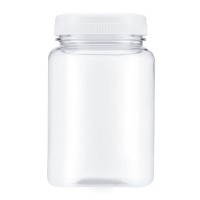 Флакон/баночка с крышечкой для разлива густых косметических средств пластиковый прозрачный №12, 350 мл 500 шт