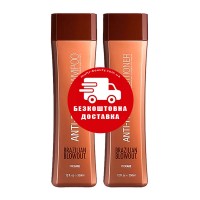 Набір Brazilian Blowout Anti-Frizz шампунь та кондиціонер для розгладження волосся, 2х350 мл