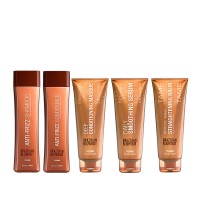 Набір Brazilian Blowout Anti-Frizz для домашнього догляду шампунь, кондиціонер, маска, сироватка, бальзам, 2х350/3х240 мл