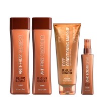 Набір Brazilian Blowout Anti-Frizz для домашнього догляду шампунь, кондиціонер, маска, спрей, 2х350+240+100 мл