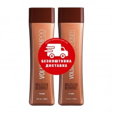Набір Brazilian Blowout Volume шампунь та кондиціонер для об'єму волосся, 2х350 мл