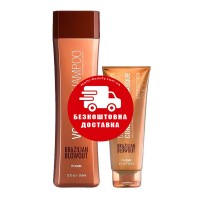Набір Brazilian Blowout Volume шампунь і маска для глибокого зволоження волосся, 350+240 мл