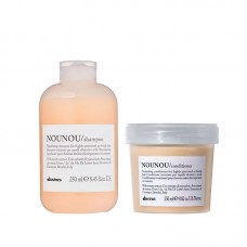 Набір Davines NOUNOU DUO живильний шампунь та кондиціонер для відновлення волосся, 2х250 мл