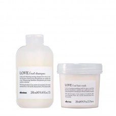 Набір Davines LOVE Curl шампунь і маска для кучерявого волосся, 2х250 мл