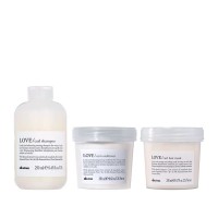 Набір Davines LOVE Curl шампунь, кондиціонер та маска для кучерявого волосся, 3х250 мл