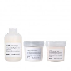Набір Davines LOVE Curl шампунь, кондиціонер та маска для кучерявого волосся, 3х250 мл
