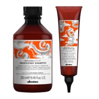 Набір Davines Natural Tech Energizing DUO енергетичний шампунь та гель проти випадіння волосся, 250/150 мл