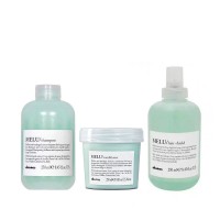 Набор Davines Melu TRIO шампунь, кондиционер и термозащитный спрей от ломкости волос, 3х250 мл