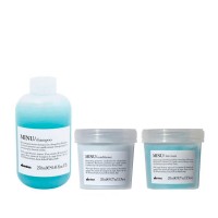 Набор Davines Minu TRIO шампунь, кондиционер и маска для сохранения цвета окрашенных волос, 3х250 мл