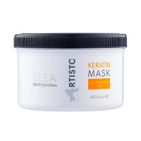 Маска Elea Professional Artisto Salon Keratin Mask для відновлення волосся після хімічних процедур, 490 мл