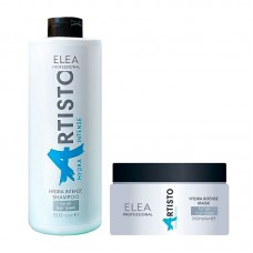 Набор Elea Artisto Hydra Intense DUO шампунь и маска для увлажнения сухих волос, 1000/250 мл
