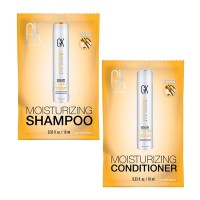 Набір GKhair Global Keratin Moisturizing зволожуючі шампунь та кондиціонер, 2x10 мл (саше)