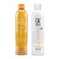 Набір GKhair (Global Keratin) Gold шампунь та кондиціонер 250+250 мл
