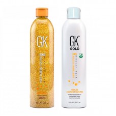 Набір GKhair (Global Keratin) Gold шампунь та кондиціонер 250+250 мл
