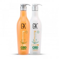 Живильний набір GKHair Global Keratin СВD Vegan з протеїнами, шампунь і кондиціонер, 2x650 мл