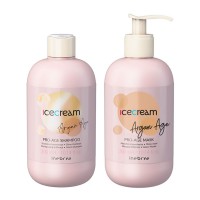 Набір Inebrya Argan Oil Pro-Age DUO з аргановим маслом для фарбованого волосся шампунь та маска, 2х300 мл