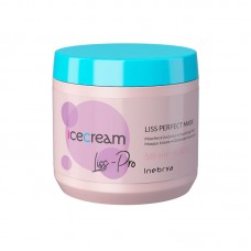 Розгладжуюча маска Inebrya Ice Cream Liss Pro Liss Perfect Mask для жорсткого та пухнастого волосся, 500 мл