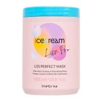 Разглаживающая маска Inebrya Ice Cream Liss Pro Liss Perfect Mask для жестких и пушистых волос, 1000 мл