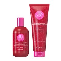 Набор Inebrya Up To You Smoothing шампунь и маска для разглаживания волос, 300+250 мл