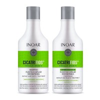 Набор Inoar Cicatrifios Duo шампунь и кондиционер, 2х250 мл