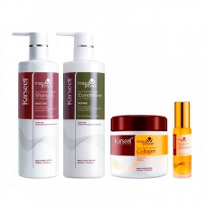 Набір Karseell Мaca Essence Repair QUAD шампунь, кондиціонер, маска та олійка для волосся, 3х500/50 мл