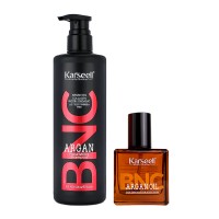 Набор Karseell BNC Argan DUO-5 питательный шампунь и аргановое масло для поврежденных волос, 500/60 мл