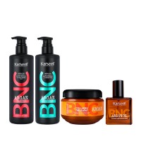 Набор Karseell BNC Argan QUAD-1 шампунь, кондиционер, маска и аргановое масло для волос, 500/500/550/60 мл