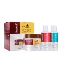 Тревел набір Karseell Мaca Essence Repair Travel Set шампунь, кондицонер і маска для відновлення волосся, 70/70/100 мл (коробка)